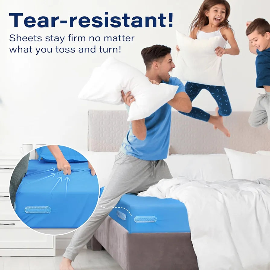 VRZVQ Bed Sheet Holders: Keep Sheets Firm & Tight - Secure Fitted Sheet Clips for All Corners