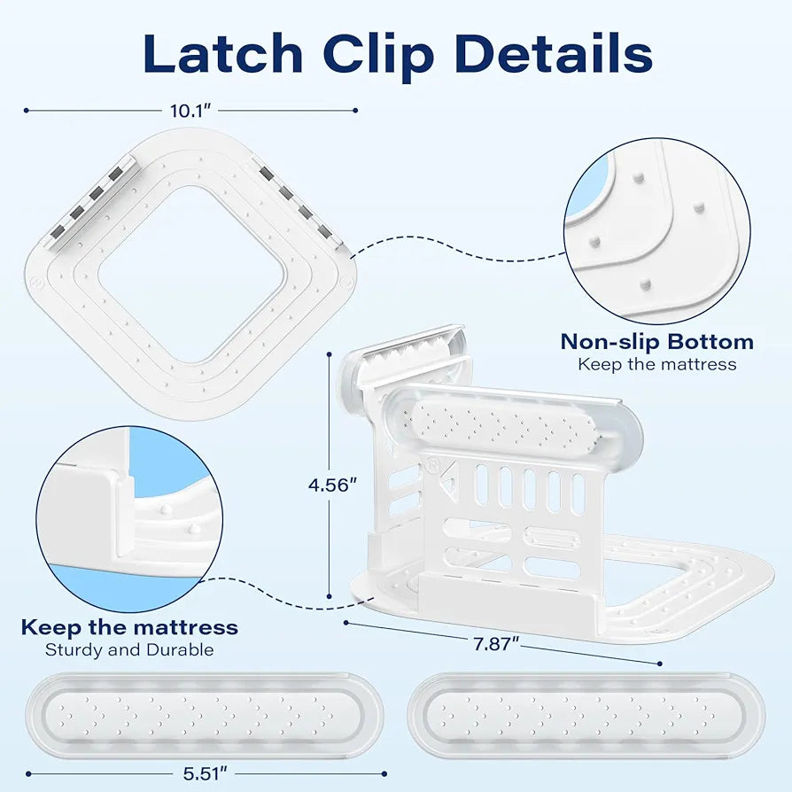 VRZVQ Bed Sheet Holders: Keep Sheets Firm & Tight - Secure Fitted Sheet Clips for All Corners