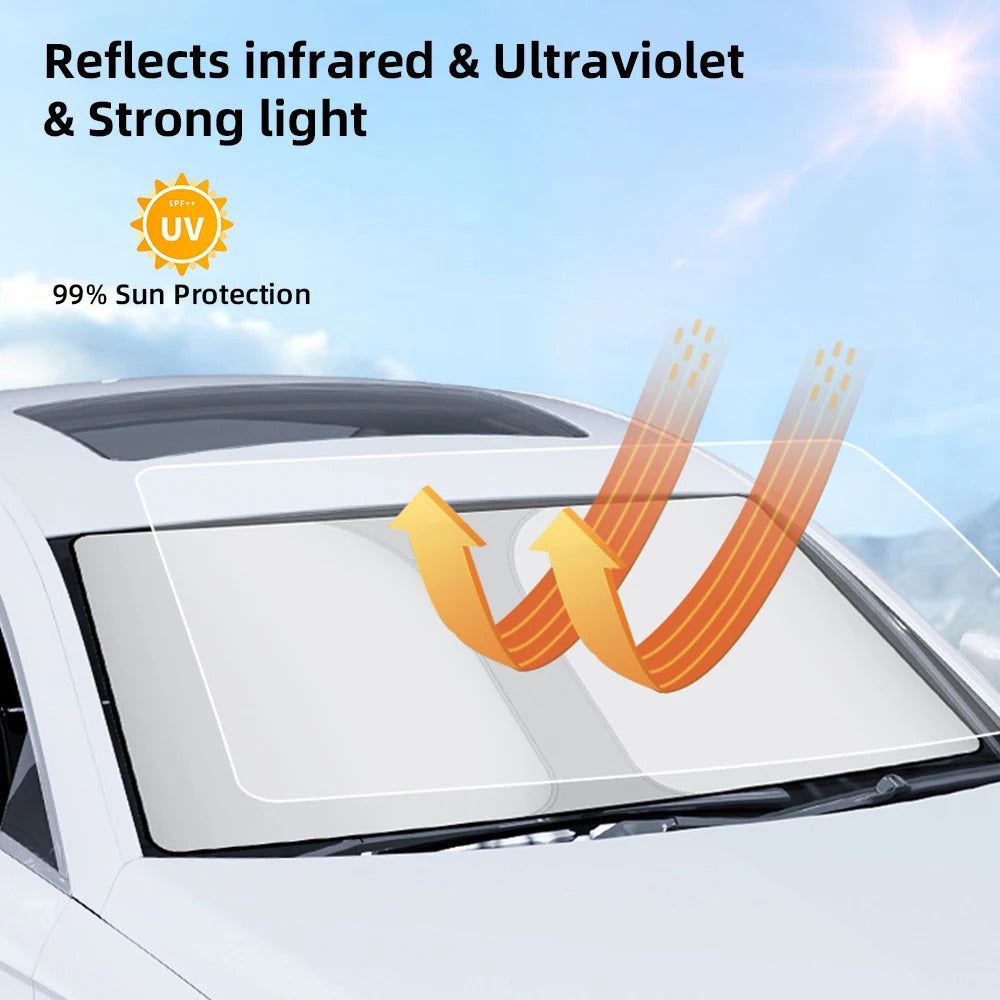 CAR WINDSHIELD 360 DEGREE ROTATABLE UMBRELLA